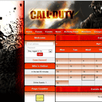 Call of Duty Websites Themes