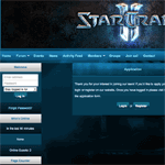 StarCraft 2 Gaming Clan Template