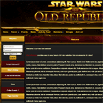 Star Wars: The Old Republic (SWTOR) Gaming Clan Template
